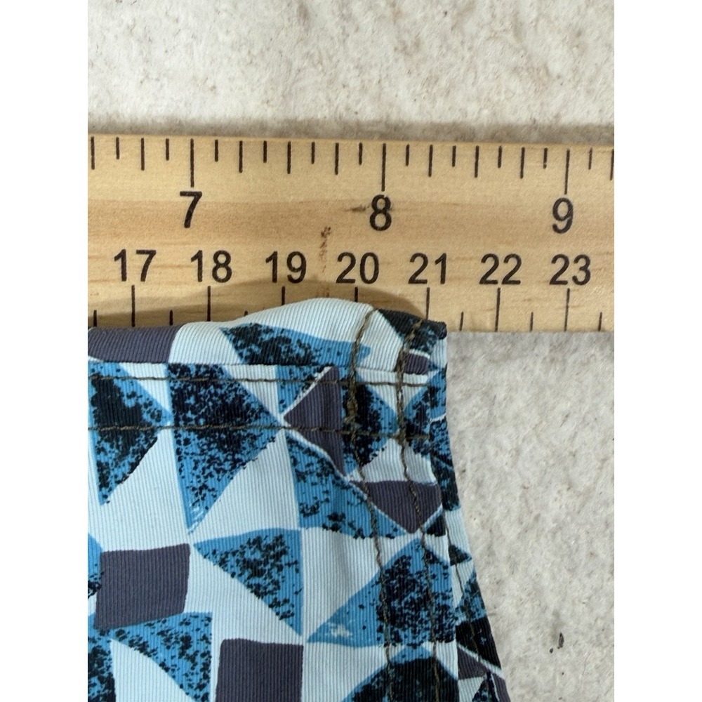Patagonia Board Shorts Mens 38 Blue Nylon Geometric Surf Beach Gorpcore Coastal - Picture 5 of 16